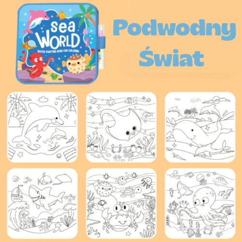Wielorazowa Kolorowanka Wodna Bez Bałaganu