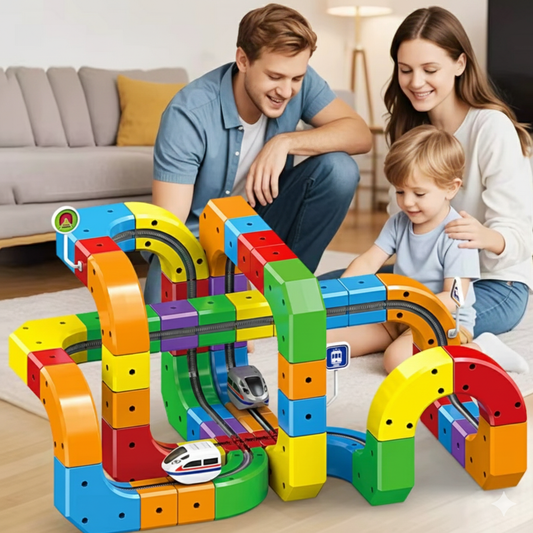 Magiczna kostkowa kolejka magnetyczna